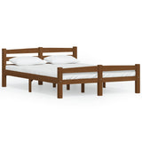 Bed Frame Honey brown Solid pinewood, plywood Single Durable 322077