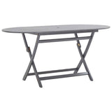 Folding Garden Table 160x85x75 cm Solid Acacia Wood 46332