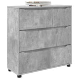 Storage Cabinet Concrete Grey 80 x 31 x 81 cm Engineered Wood 888850