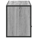 TV Cabinet Grey Sonoma 100x31x39.5 cm Engineered Wood and Metal 848932