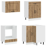 Kitchen Unit KALMAR 8 pcs Artisan Oak Engineered Wood 3438456