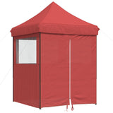 Party Tent Folding Burgundy 200 x 200 x 306 cm Oxford Fabric 42023536