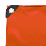 Tarpaulin 650g / m Orange 4 x 5 m Canvas with PVC Coating 42017783