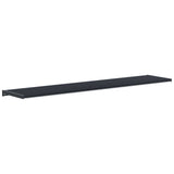 Window Sill Anthracite with wood grain 120 x 35 x 4.5 cm PVC 42046971