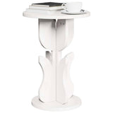 Coffee Table White 39.5 x 39.5 x 53.5 cm Solid pine wood 873557