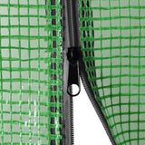 Greenhouse Green PE mesh fabric, powder-coated steel 227x223 cm 48166
