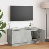 TV Cabinet with LED Concrete grey 100 x 38 x 49 cm 869669