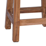 Stool Natural 30 x 30 x 47 cm Mahogany Wood 42012390