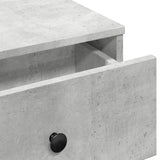 Coffee Table Concrete Grey 60x45x31 cm Engineered Wood 848083