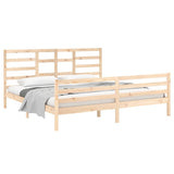 Bed Frame without Mattress Solid Wood 200x200 cm 3105880