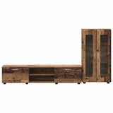 TV Cabinet Set with Shelf FLORIN 3 pcs Old Wood Engineered Wood 3397942