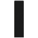 Bookcase Black Oak 36x30x114 cm Engineered Wood 862395