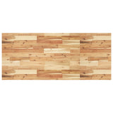 Basin Shelf Wall Mounted Steel and Solid Wood Acacia 3302949