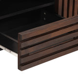 TV Cabinet Brown 100x34x46 cm Solid Wood Mango 377506