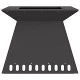 Fire Pit Black 60 x 60 x 50 cm Steel 858924