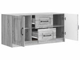 Sideboard Grey Sonoma 89 x 34.5 x 57 cm Engineered Wood 895811