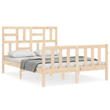 Bed Frame without Mattress 140x200 cm Solid Wood Pine 3193076