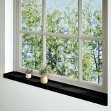 Window Sills 2 pcs Dark Brown 110x15x2 cm Solid Wood Oak 4009169