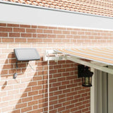 Retractable Awning Multicolour 450 x 300 cm Fabric and Steel 3330928