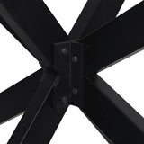 Coffee Table Leg Spider Shape Black 98x58x cm Steel 4013108