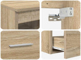 Bathroom Cabinet Set 3 pcs Sonoma Oak 49.5 x 35 x 63 cm 3405789