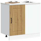 Kitchen Base Cabinet Kalmar Artisan Oak Engineered Wood 854327
