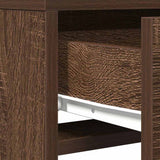 Dressing Table Brown 50 x 41 x 140 cm Engineered Wood 865160