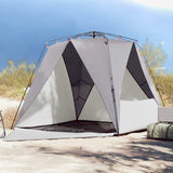 Beach Tent 4-Person Grey Quick Release Waterproof 4005307