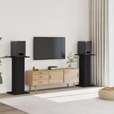 Speaker Stands 2 pcs Black 30x30x95 cm Engineered Wood 852673