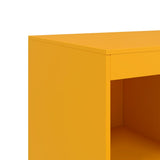Highboard Mustard Yellow 67x39x95 cm Steel 841802