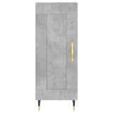 Highboard Concrete Grey 34.5x34x180 cm Engineered Wood 3200437