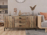Retro Mango Wood-Effect Sideboard T3398P378031