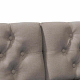 Upholstered Headboard Taupe 135 cm Solid Pine Wood 879182