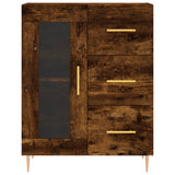 Highboard Smoked Oak 69.5x34x180 cm Engineered Wood 3198590