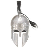 286229 Greek Warrior Helmet Antique Replica LARP Silver Steel