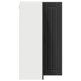 Wall Corner Cabinet LUCCA Black 57 x 57 x 100 cm 885166