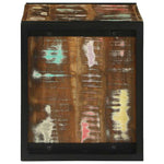 Wall Cube with Shelf Brown 55 x 35 x 40 cm Solid Reclaim wood 4016009