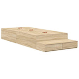 Storage Bed Frame with Drawer Sonoma Oak 236.5 x 90 x 31.5 cm 3335607