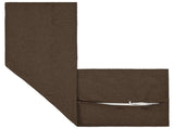 Cushion with Pillow HOUTEN 2 pcs Taupe Faux Linen 934270