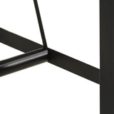 Bar Table 150x70x107 cm Solid Wood Reclaimed and Iron 356374