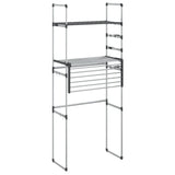 Washing Machine Shelf 77x52x192 cm Aluminium 154608