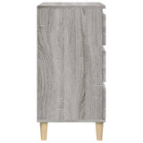 Bedside Cabinet Grey Sonoma 40x35x70 cm Engineered Wood 819666