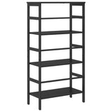 Bookshelf Black Oak 60 x 29.5 x 115 cm Engineered Wood 883922