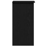 Desk with Shelves Black 84x40x78 cm Engineered Wood 860446