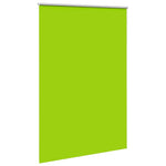 ZNTS Roller Blind Blackout Leaves Green 155x210 cm Fabric Width 151.6 cm Polyester 4011321