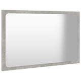ZNTS 2 Piece Bathroom Furniture Set Concrete Grey Engineered Wood 804876