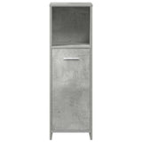 3 Piece Bathroom Furniture Set Concrete Grey Engineered Wood 3324851