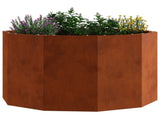 Planter Rusty 60 x 60 x 35 cm Weathering Steel 883744