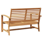 Garden Bench Natural 110 x 64 x 76.5 cm Solid teak wood 42006401