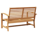 Garden Bench Natural 110 x 64 x 76.5 cm Solid teak wood 42006401
